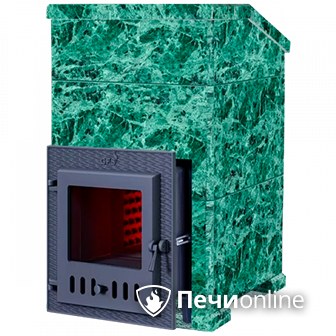 Дровяная печь-каменка Гефест ЗК 25 М (h980/40 верх) Президент Змеевик в Перми